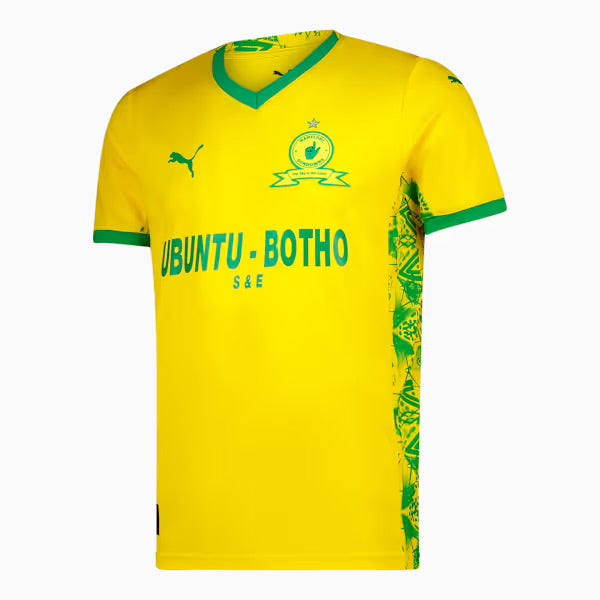 Puma Mens Sundowns FC Home Jersey In Yellow