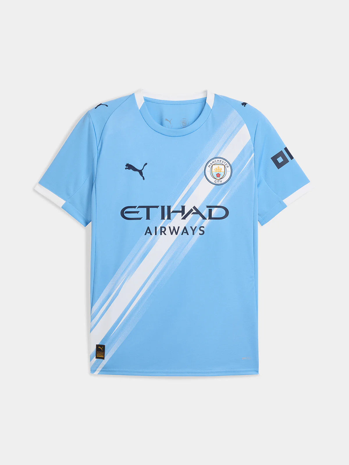 Manchester City FC Home Jersey Mens T-Shirts In Light Blue